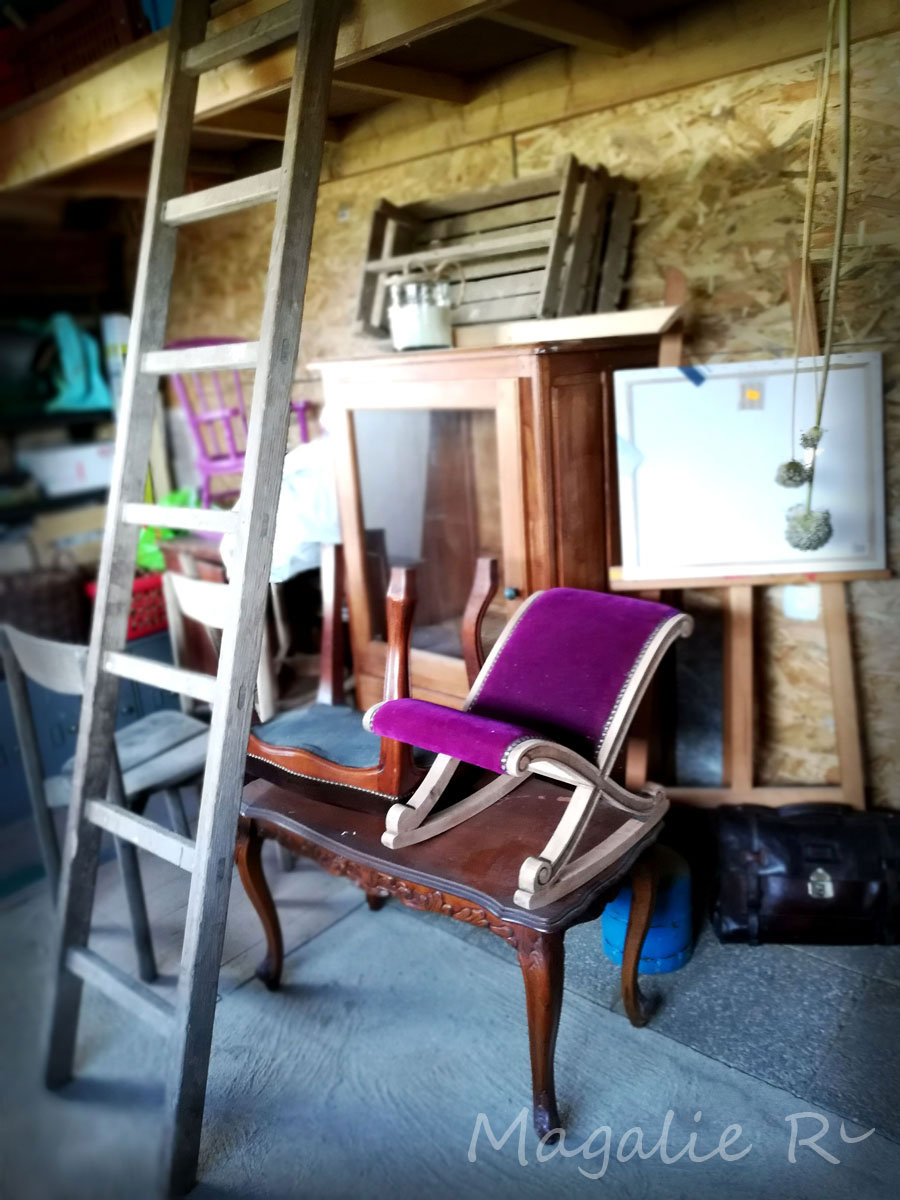 Fabriqemoi-atelier-fauteuil-deco atelier d'objets chinés FabriQémoi